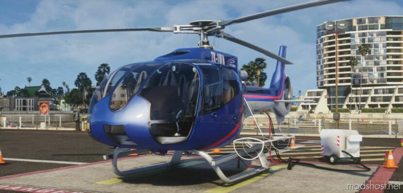 GTA 5 Vehicle Mod: Airbus Eurocopter EC-130 Executive Transfer Helicopter Add-On V1.1 (Featured)