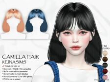 Sims 4 Female Mod: Camilla Hair (Featured)