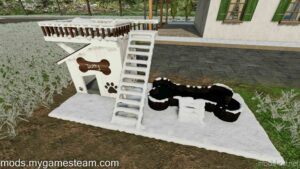 FS22 Placeable Mod: Fancy DOG House V1.1 (Image #2)