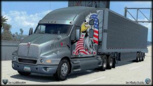 ATS Kenworth Truck Mod: T2000 By Nikola 1.48 (Image #4)