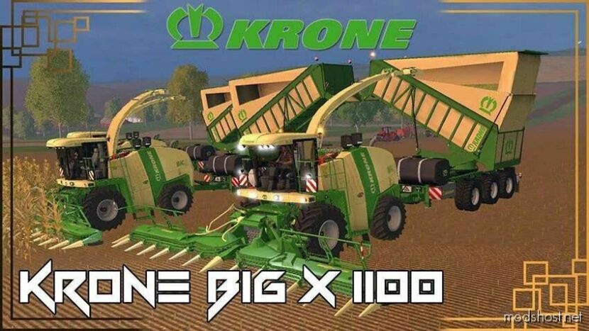 FS22 Krone Forklift Mod: BigX 1100 Cargo (Featured)