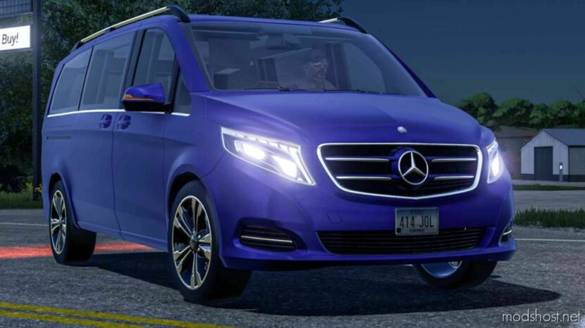 FS22 Mercedes-Benz Car Mod: Mercedes Benz Viano V1.1 (Featured)