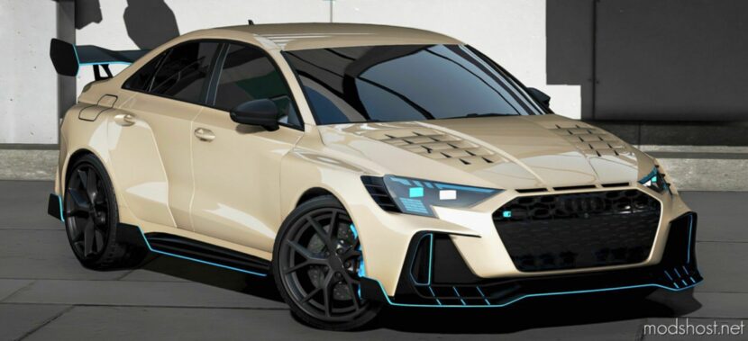 GTA 5 Audi Vehicle Mod: RS3 Sedan Hycade (Featured)