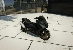 GTA 5 Yamaha Vehicle Mod: 2023 Yamaha Tmax 560 Tech Add-On/Tuning/ (Featured)