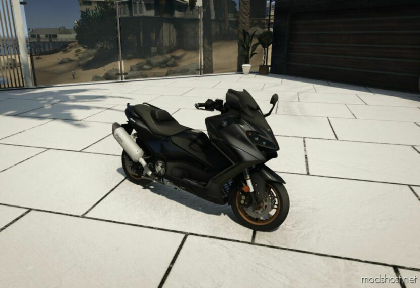 GTA 5 Yamaha Vehicle Mod: 2023 Yamaha Tmax 560 Tech Add-On/Tuning/ (Featured)