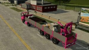 FS22 Mod: Platform Trailer With Crane (Image #3)