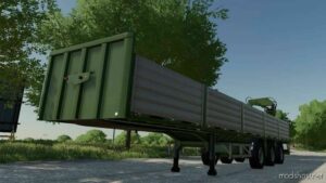 FS22 Mod: Platform Trailer With Crane (Image #5)