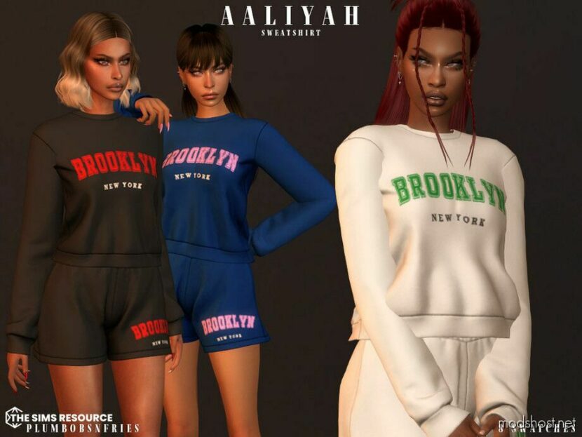 Sims 4 Teen Clothes Mod: Aaliyah SET (Featured)