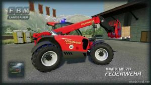 FS22 Forklift Mod: MTL737 Feuerwehr V1.0.1 (Image #3)