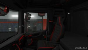 ETS2 Scania Mod: S&R CMI Black - RED Devil Interior 1.48 (Image #3)