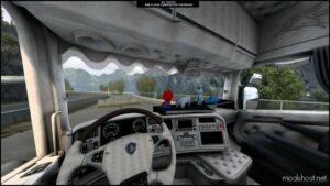 ETS2 Scania Mod: Interior Scania By RJL V8 Eagle 1.48 (Featured)