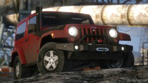 GTA 5 Jeep Vehicle Mod: 2012 Jeep Wrangler Rubicon Add-On / Fivem | Template | Vehfuncs | Lods 1.1A (Image #4)