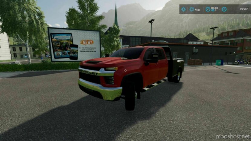 FS22 Chevy Car Mod: 2020 Chevy Silverado 3500 Updated (Featured)