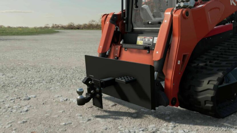 FS22 Implement Mod: Skid Steer Hitch Adapter (Featured)