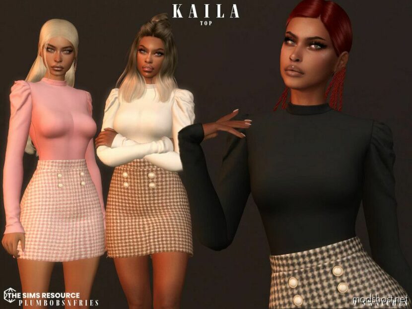 Sims 4 Everyday Clothes Mod: Kaila SET (Featured)