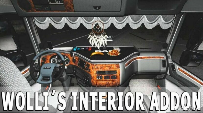 ETS2 Mod: Interior Addon By Wolli 1.48.5 (Featured)