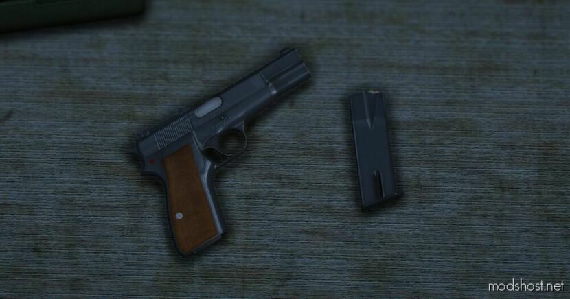 GTA 5 Weapon Mod: Browning Hi-Power Animated (Featured)