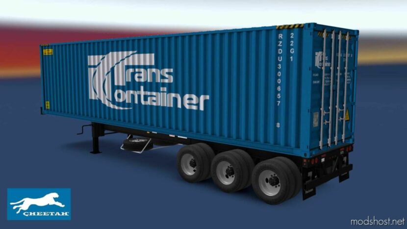 ATS Mod: Cheetah Container Trailer 1.48.5 (Featured)