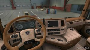 ETS2 Scania Mod: Luxure Interior Scania Nextgen Vabis V8 Original 1.48 FIX (Featured)