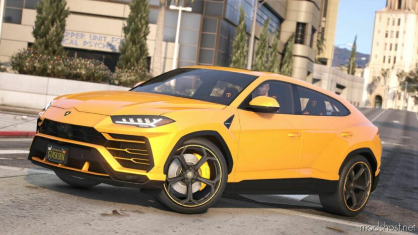 GTA 5 Lamborghini Vehicle Mod: 2018 Lamborghini Urus (Featured)