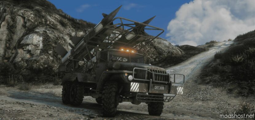 GTA 5 Vehicle Mod: Ural-4320 Rocket Add-On / Fivem (Featured)