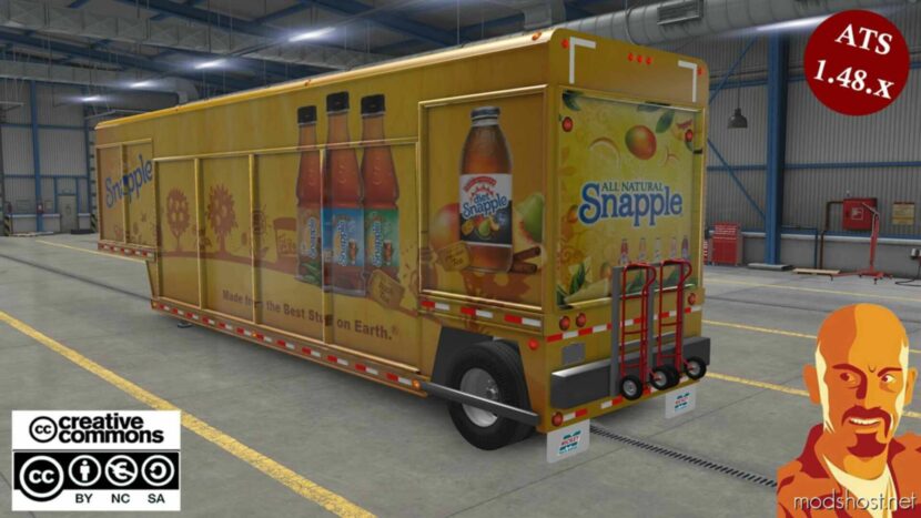 ATS Mod: Mickeys Beverages Trailer 1.48.5 (Featured)