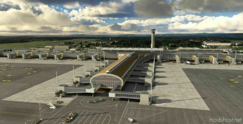 MSFS 2020 Norway Mod: Oslo Gardermoen Airport Engm V2.0 (Featured)