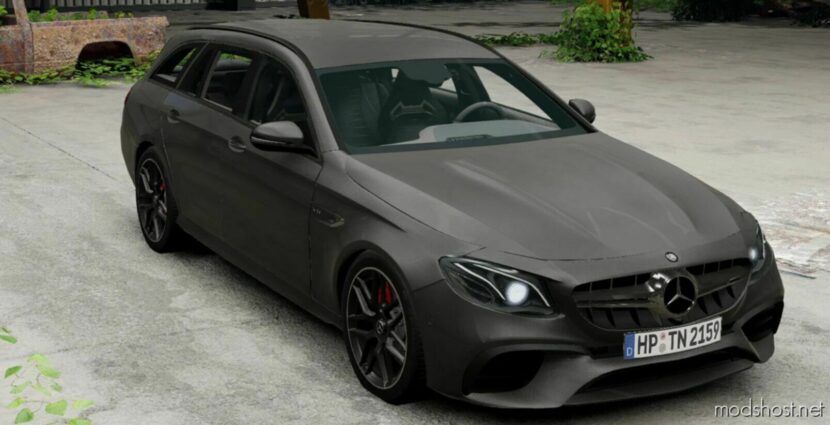 BeamNG Mercedes-Benz Car Mod: Mercedes Benz E63 Wagon 0.30 (Featured)