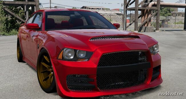 BeamNG Dodge Car Mod: Charger 2011-2014 V1.2 0.30 (Featured)