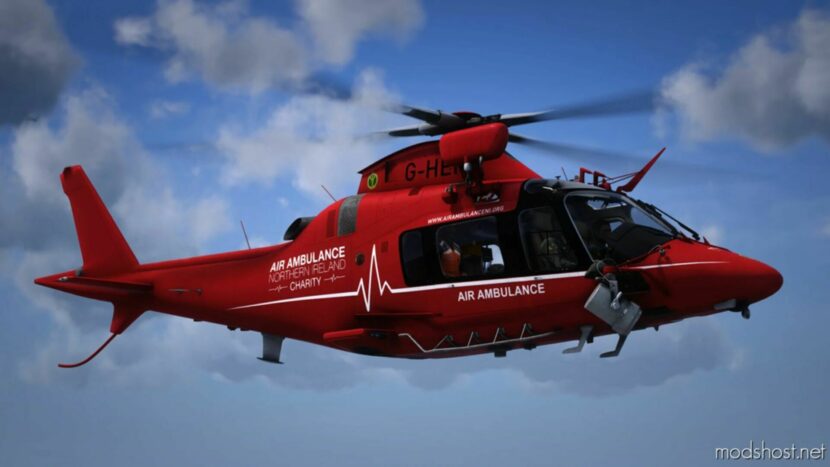 GTA 5 Vehicle Mod: Augusta Westland AW109 Medical Add-On | Vehfuncs V (Featured)