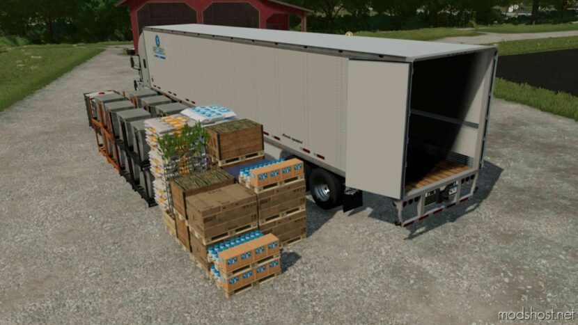 FS22 Trailer Mod: Wabash 53FT DRY VAN V1.0.0.1 (Featured)