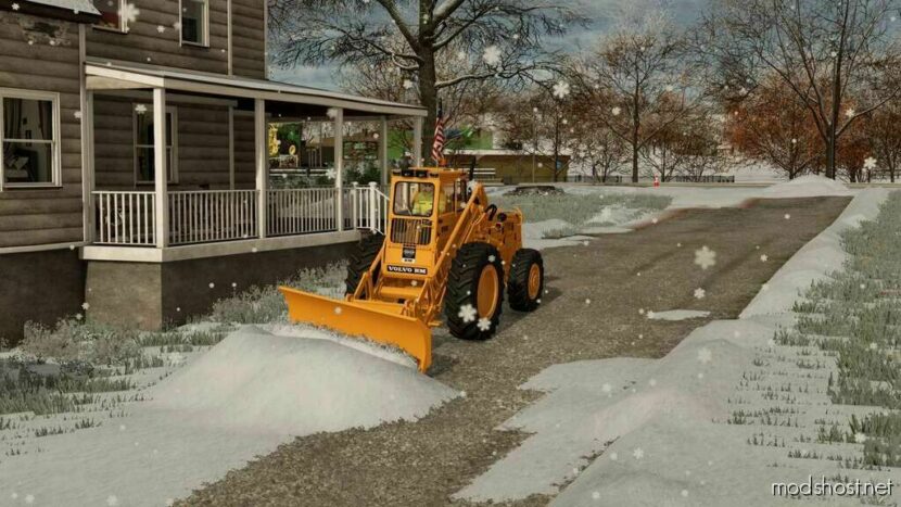 FS22 Volvo Forklift Mod: BM Volvo Snow Gear (Featured)