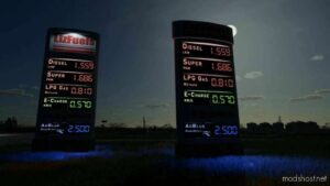 FS22 Placeable Mod: Digital Gas Station Displays (Image #4)