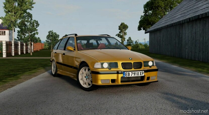 BeamNG BMW Car Mod: E36 Revamp V2.0 0.30 (Featured)