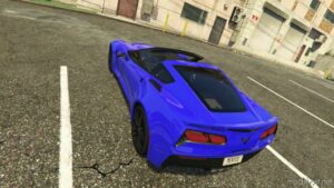 GTA 5 Corvette Vehicle Mod: Chevrolet Corvette C8 Convertible (Image #3)