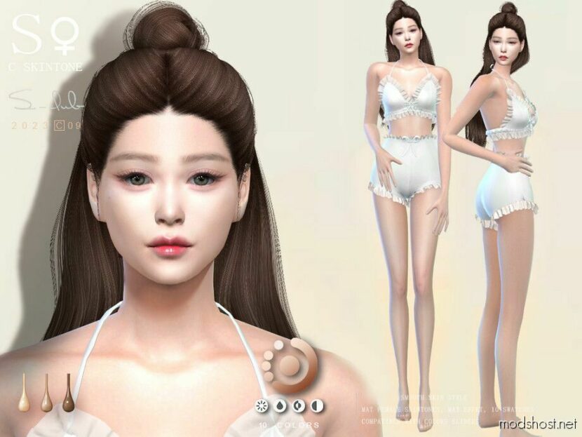 Sims 4 Female Mod: Naturel Soft Female Skintones 0923 (Featured)