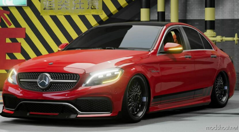 BeamNG Mercedes-Benz Car Mod: Mercedes Benz AMG C63S (W205) 0.30 (Featured)