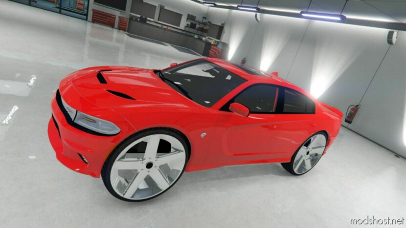 GTA 5 Dodge Vehicle Mod: Charger SRT Hellcat (Featured)