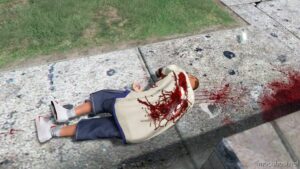 GTA 5 Mod: Realistic Blood And Wound Improvements (SP) V1.2 (Image #4)