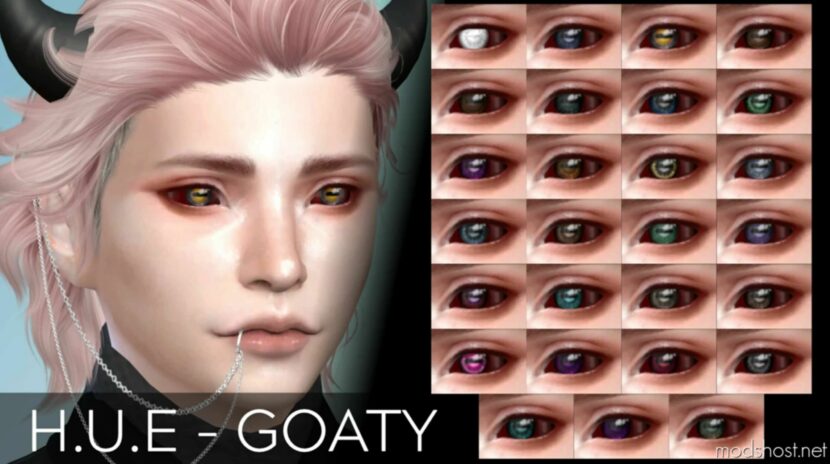 Sims 4 Female Mod: H.U.E – Goaty Eyes (Featured)