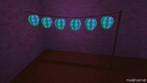 Sims 4 Object Mod: Hanging Paper Lanterns (Updated Lods) (Image #2)