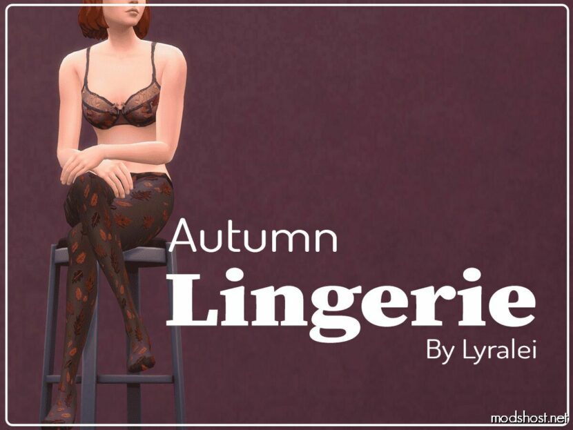 Sims 4 Elder Clothes Mod: Autumn Lingerie (Featured)