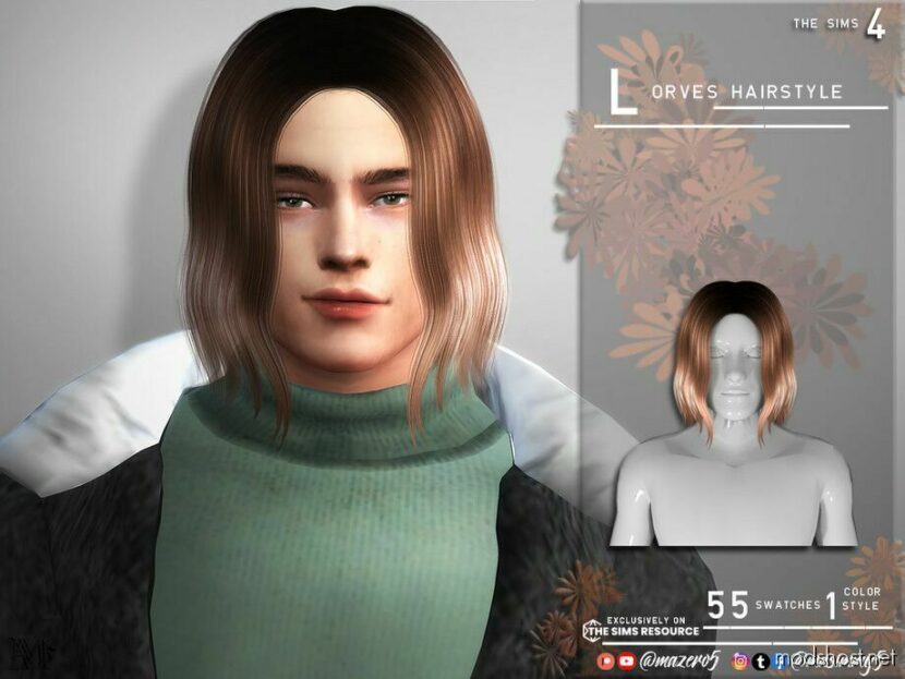 Sims 4 Male Mod: Lorves Hairstyle (Featured)