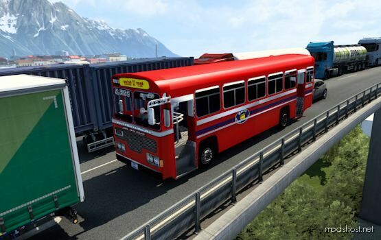 ETS2 Mod: Lanka Ashok Leyland Traffic Pack 1.48 (Featured)