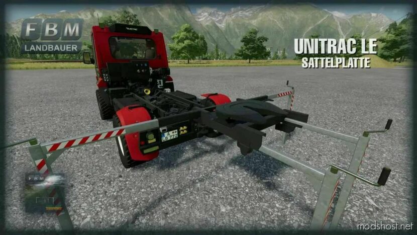 FS22 Attachment Mod: Unitrac Saddle Plate LE V1.0.5 (Featured)