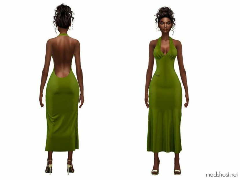 Sims 4 Everyday Clothes Mod: Luissa Dress (Featured)