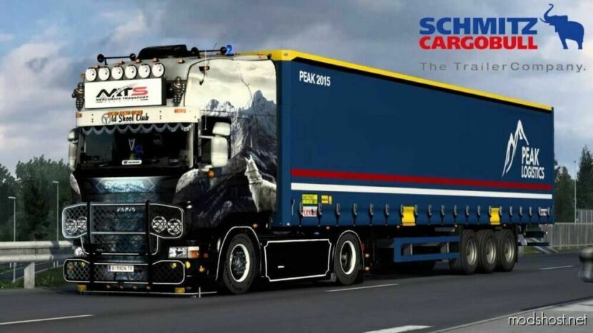 ETS2 Schmitz Mod: Hupa Curtain Trailer V1.2 1.48 (Featured)