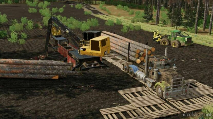 FS22 Placeable Mod: Logging Mats (Featured)