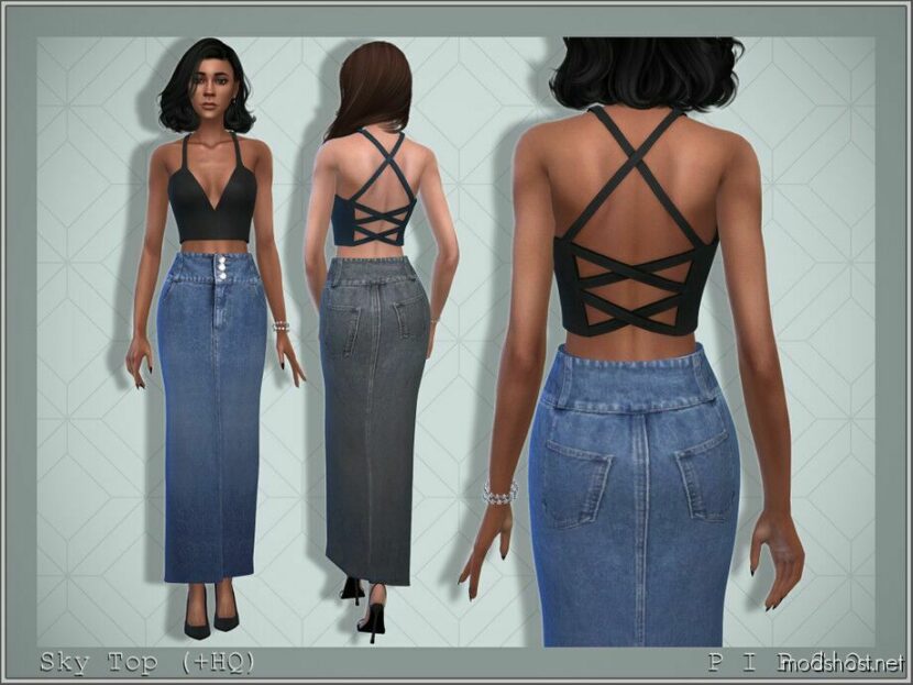 Sims 4 Female Clothes Mod: SKY SET (Featured)