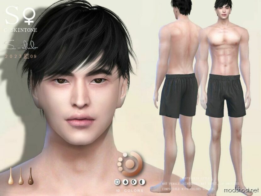 Sims 4 Male Mod: Naturel Muscle Male Skintone 0923 (Featured)